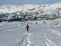 Ciaspolate su tanta neve fresca verso la Presolana e il Monte Alto (1700 m.) il 3 e 4 dicembre 08 - FOTOGALLERY